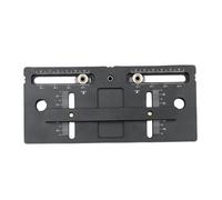 Cabinet Hardware Jig - Guida regolabile per trapano - Guida modelli per scaffali di file armadio casa perforazione lavorazione del legno manopole cassetti costruzione