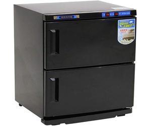 Cabinet Riscaldatore e Sterilizzatore di Asciugamani ad Alta Temperatura con Controllo Microcomputer, Nero, Scelta capacità 16L/32L, Professionale per Salone di Bellezza, Spa, Hotel e Uso Domestico