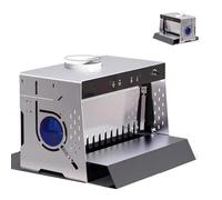 Cabino Portatile con Illuminazione LED e Pompa Automatica per Tende ad Acqua, Ideale per Progetti di Arte e Fai da Te con Tecnologia di Filtrazione Avanzata e Controllo Veloce del Flusso d'Aria