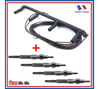 Cablaggio + 4 Candela Candeletta Pinze Bora Golf IV Sharan 038971782B N10140101