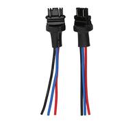 Cablaggio a spina Connettore maschio con cavo Cablaggio a spina portatile Luce di guida Adattatore per presa fendinebbia Materiale ABS di grado industriale Resistente al calore