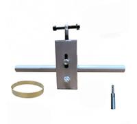 Cablaggio automatico a parete: kit estrattore cavo elettrico con corda in acciaio da 15 piedi, strumento di filettatura condotto in lega di alluminio per installazione di tubi (A)