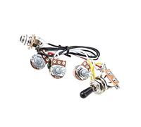 Cablaggio Chitarra Kit cablaggio precablato 2V 1T 3 vie A500K per chitarra elettrica basso riparazione e sostituzione 24BD