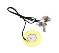 Cablaggio Chitarra Microfono a contatto piezoelettrico con pickup in metallo da 50 mm precablato per accessori per chitarra