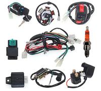 Cablaggio completo a 6 bobine CDI per statore CDI da 49 cc, 50 cc, 70 cc, 90 cc, 110 cc, 125 cc, 150 cc, GY6, Taotao, Kazuma, Baja, ATV, Dune Buggy, Go Kart, scooter, Pit Bike, Quad, ciclomotore, 4