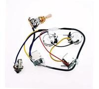 Cablaggio Della Chitarra 1 Set LP SG Chitarra Elettrica Pickup Cablaggio Push Pull Interruttore Potenziometri Nessuna Saldatura(Gold B)