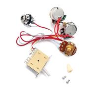 Cablaggio Della Chitarra Cablaggio Chitarra Potenziometro Toggle Cablaggio Potenziometri Audio Volume Bass Shaft 500K Pickup Humbucker Precablato
