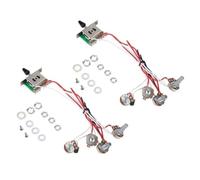 Cablaggio Della Chitarra Cablaggio Per Chitarra | 3 Vasi Per Chitarra Precablati 1 Volume 2 Controlli Di Tono Interruttore A 5 Vie Vaso 3-500K