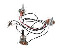 Cablaggio Della Chitarra Cablaggio Per Chitarra Elettrica | 1 Volume 1 Controlli Di Tono Interruttore A 3 Vie Gruppo Elettronico A Vaso Grande(Chrome)