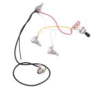 Cablaggio Della Chitarra Cablaggio Per Chitarra Elettrica | Parti Dello Strumento Con Manopole Nere A 2 Volumi, 1 Tono, 1 Output, Interruttore A 3 Vie