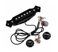 Cablaggio Della Chitarra Cablaggio Pickup Single Coil A 6 Corde Precablato Con Potenziometri Per Volume E Tono Per Chitarra Elettrica(Black)