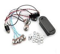 Cablaggio Della Chitarra Kit Cablaggio Di Controllo Del Volume Master Attivo Di Linea Per Bassi A 3 Bande/2 Bande Alte Medie E Basse Frequenze(3-band)