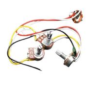 Cablaggio Della Chitarra Kit Cablaggio Per Basso Elettrico | 2V1T 2 Controlli Volume 1 Controllo Tono .047 Condensatore 250k Set Potenziometri