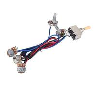 Cablaggio Della Chitarra Kit Di Cablaggio Per Chitarra Elettrica 2T2V 3 Vie 500K Pots&Jack Sostituzione Chitarra Per Chitarra LP