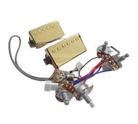 Cablaggio Della Chitarra Pickup Per Chitarra Elettrica Pickup Humbucker Alnico '57 E '57 Plus Set Cover Conduttore 4C Dorato Con Cablaggio(C)