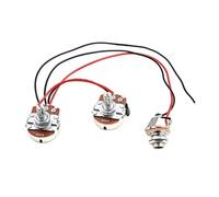 Cablaggio Della Chitarra Set Precablato Per Cablaggio Dei Bassi | Circuito Di Cablaggio Per Basso Parti Per Basso 250K 1V1T Set Precablato Di Cablaggio Per Basso