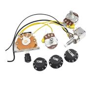 Cablaggio delle parti della chitarra 2T1V 5-Way Switch/Push Pull-500K Interruttore Bobina Splitting Cablaggio Chitarra Circuito Precablato Cablaggio Chitarra
