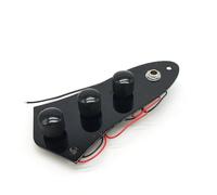 Cablaggio delle parti della chitarra Accessori Per Chitarra Elettrica Basso Elettrico Per Circuito Stampato JB Circuito Stampato Per Basso Elettrico Nero Argento Oro(Black)