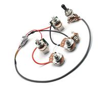 Cablaggio delle parti della chitarra La Scheda Pre-connettore Del Circuito Della Chitarra Può Essere Tagliata In Un Singolo Potenziometro 2T2V 500K Interruttore Di Trazione Circuito Di Collegamento Di