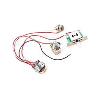 Cablaggio delle parti della chitarra Set Di Cablaggio Per Chitarra Precablato 500K 1T1V 3 Vie Interruttore Push-pull Cablaggio Cablaggio Controllo Volume Tono