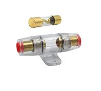 Cablaggio di protezione 1 pz 10*38 MILLIMETRI Placcato Oro Vetro AGU Fusibile Fusibile Pack Car Audio Amp Amplificatore 10A 15A 20A 25A 30A 40A 50A 60A 70A 80A 100A Fusibile Auto ( Color : Fuse and Fu