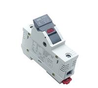 Cablaggio di protezione 1 pz AC RT18-63 Portafusibile Scatola Base Colpo Veloce Ceramica 14x51 MM 500 V RO16 Guida DIN Moun (Color : Rt18-63, Size : 50A)