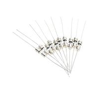 Cablaggio di protezione 10 PZ 3.6 * 10 Fusibile Tubo di Vetro Veloce O Ritardato 250V 0.5A 1A 1.5A 2A 3A 3.15A 4A 5A 6.3A 8A 10A 15A con Fusibile Pin 3.6x10mm (Color : 15a, Size : Slow blow)