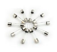 Cablaggio di protezione 10 pz/lotto Fusibile Tubo di Vetro 5 * 20mm 6 * 30mm 250V 0.5A 1A 2A 3A 3.15A 4A 5A 6A 7A 8A 10A 12A 15A 20A Fusibile (Color : 10a, Size : 5X20MM)