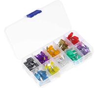 Cablaggio di protezione 100 Pcs Caso Mini Assortiti Auto Auto Barche Moto Camion Fusibile Lama Standard Kit 2A/3A/5A/7.5A/10A/15A/20A/25A/30A/35A