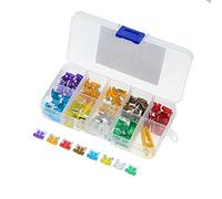 Cablaggio di protezione 100 pz/lotto Auto Camion Micro Lama Fusibili A Basso Profilo 3A 5A 7.5A 10A 15A 20A 25A 30A 35A 40Amp Box Assortimento con Clip Fusibile