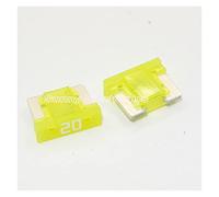 Cablaggio di protezione 1000 pz 2A 3A 5A 10A 15A 20A 25A 30A fusibili Micro Breve Basso Profilo Mini Lama 15A amp Fusibile APS/ATT (Size : 20a)