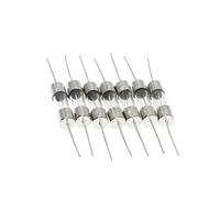 Cablaggio di protezione 10PCS 5 * 20mm Assiale Fusibile in vetro ad azione rapida 250V con filo 5 * 20 F 0.5A/1A/2A/3A/3.15A/4A/5A/6.3A/8A/10A/12A/15A Il tubo fusibile (Size : 10pcs F0.5A)