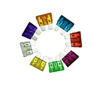 Cablaggio di protezione 10pcs assortiti fusibili a lama media fusibile riparato speciale 5A 10A 15A 20A 25A 30A 40A for camion auto (Size : 10a)