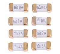 Cablaggio di protezione 10pcs Gold Foot 1808 125V SMD Fusibile ad azione rapida 0.5A 0.75A 1A 2A 3A 4A 5A 6.3A 8A 10A 0451 Fusibile ultra rapido Fusibile (Size : 3A 1808)