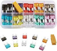 Cablaggio di protezione 120 PZ Fuse Car Kit Assortiti Auto Car Truck Assortimento di fusibili a lama standard 2A 3A 5A 7.5A 10A 15A 20A 25A 30A 35A