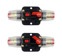Cablaggio di protezione 12V DC 20A-100A AMP Car Audio Video Solare Inline Power Protection Circuit Breaker Fuse Holder Insurance (Size : 30a)