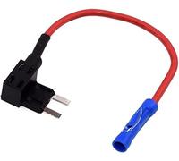 Cablaggio di protezione 2 pz Micro/Mini/Adattatore Standard Micro Mini Fusibile Standard Lama Auto Fusibile con 3A-40A Fusibile Auto Lama con Supporto (Color : Mini, Size : 30A)