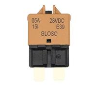 Cablaggio di protezione 2pcs Auto Moto Camion Barca Marine Accessori Auto 5A 7.5A 10A 20A 25A DC 28V Ripristino manuale ATC Interruttore Fusibile a lama Parti (Size : Auburn)
