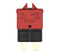 Cablaggio di protezione 2pcs Auto Moto Camion Barca Marine Accessori Auto 5A 7.5A 10A 20A 25A DC 28V Ripristino manuale ATC Interruttore Fusibile a lama Parti (Size : Rot)