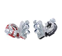 Cablaggio di protezione 2PCS Terminale batteria universale 12V 24V Heavy Duty Car Vehicle Connettore rapido Morsetto for cavo Clip Accessori for auto (Size : Silver)