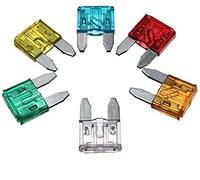 Cablaggio di protezione 30pcs Mini kit di fusibili for auto 5A 10A 15A 20A 25A 30A Fusibili a lama assortiti Auto Set in lega di zinco e materiale for accessori for camion