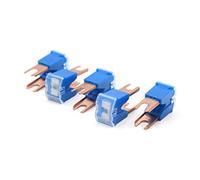 Cablaggio di protezione 5 fusibili PAL a lame dritte maschio in metallo blu 100V 100A for veicoli for auto