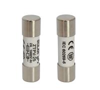 Cablaggio di protezione 5 pezzi fusibile CC 2-30A 1000 V CC fusibile 10x38mm gPV fusibile solare fotovoltaico for protezione sistema BX0234 (Size : 8A)