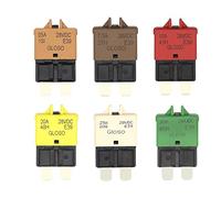 Cablaggio di protezione 5 pezzi fusibile lama interruttore automatico accessori ripristino manuale adattatore fusibile ripristino for auto camion barca marina (Size : 5a Brown)