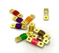 Cablaggio di protezione 5 pz ANS Fusibile 20A 30A 40A 50A 60A 70A 80A 100A 125A 150A 175A ANL Placcato Oro Stud Auto fusibili Mini Car Stereo Audio AFS Fusibile (Color : One Size, Size : 80A)
