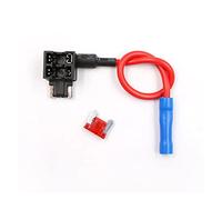 Cablaggio di protezione 5Pcs Portafusibile for auto di piccole dimensioni ACS Fusibile a doppia spina con 10A Micro Mini Standard ATM Portafusibile a lama Fusibile for circuito (Size : Silver)