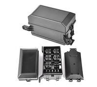 Cablaggio di protezione 6-Way Car Blade Fuse Box Block Holder ATO/ATC Veicolo Auto Marine Boat DC12V for All Marine starter elettronico-Home Automotive Motorsport