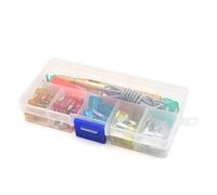 Cablaggio di protezione 60 PZ 5A 10A 15A 20A 25A 30A Fusibile a Lama con Test for Auto Kit Tester for Sonda di Tensione del Circuito Elettrico