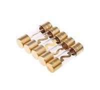 Cablaggio di protezione 60A 80A 100A Fusibile in vetro placcato oro AGU Fusibili Pack Supporto for amplificatore for auto 5PCS Aug Dropship (Size : 60a)