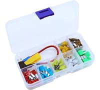 Cablaggio di protezione 70Pcs 5/7.5/10/15/20/25/30A Mirco2 Fusibili Assortimento di fusibili for auto con lama di dimensioni ATR Set con camion for auto